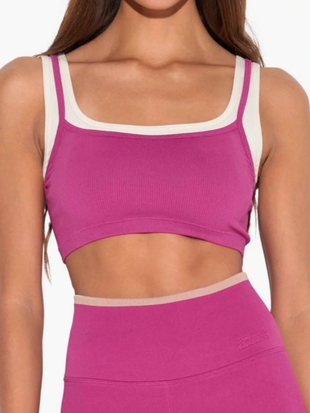 Spiritual Gangster Gemini Longline Sports Bra Pink L